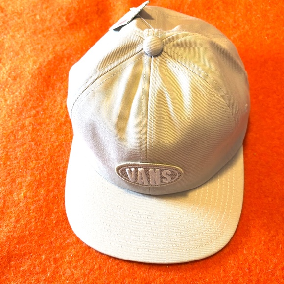 Vans unisex ivory cream beige cyclist cap hat NWT - Picture 3 of 8
